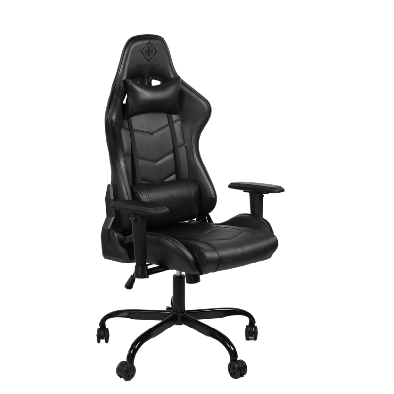 Deltaco Gaming καρέκλα, PU-leather, adjustable height, iron frame, black GAM-096