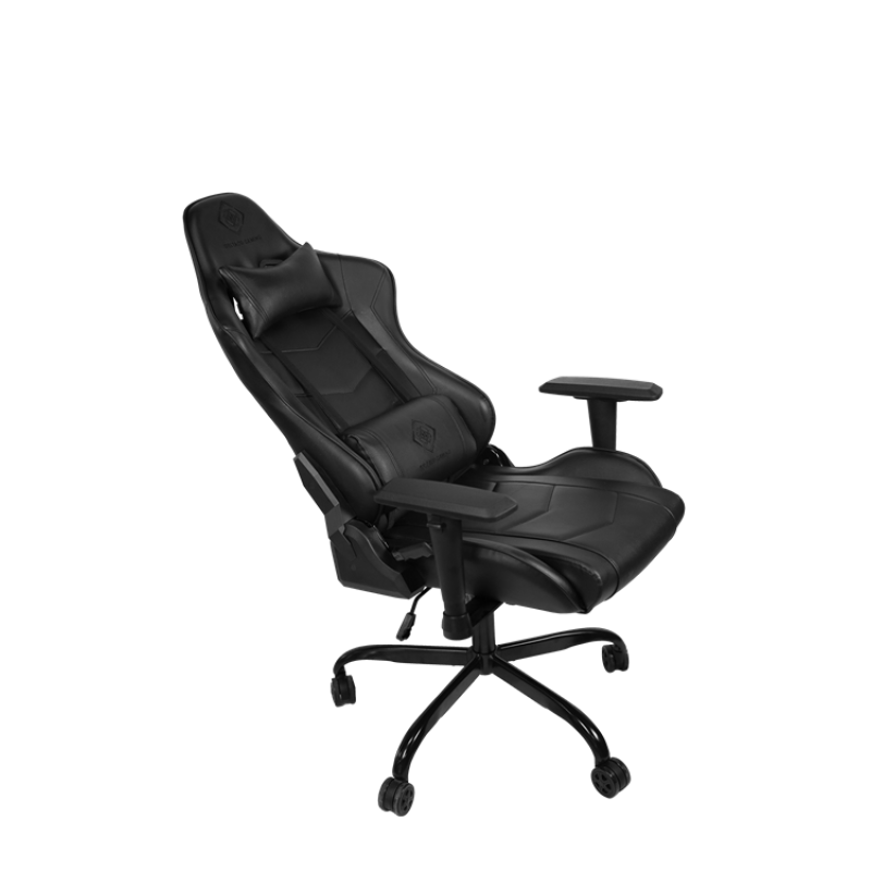 Deltaco Gaming καρέκλα, PU-leather, adjustable height, iron frame, black GAM-096