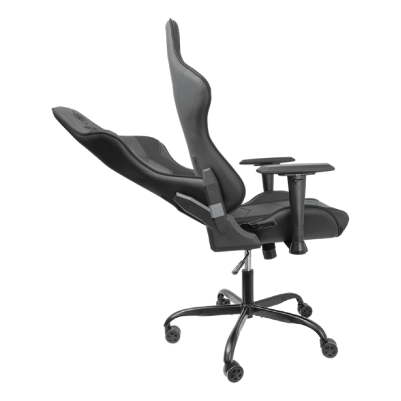Deltaco Gaming καρέκλα, PU-leather, adjustable height, iron frame, black GAM-096