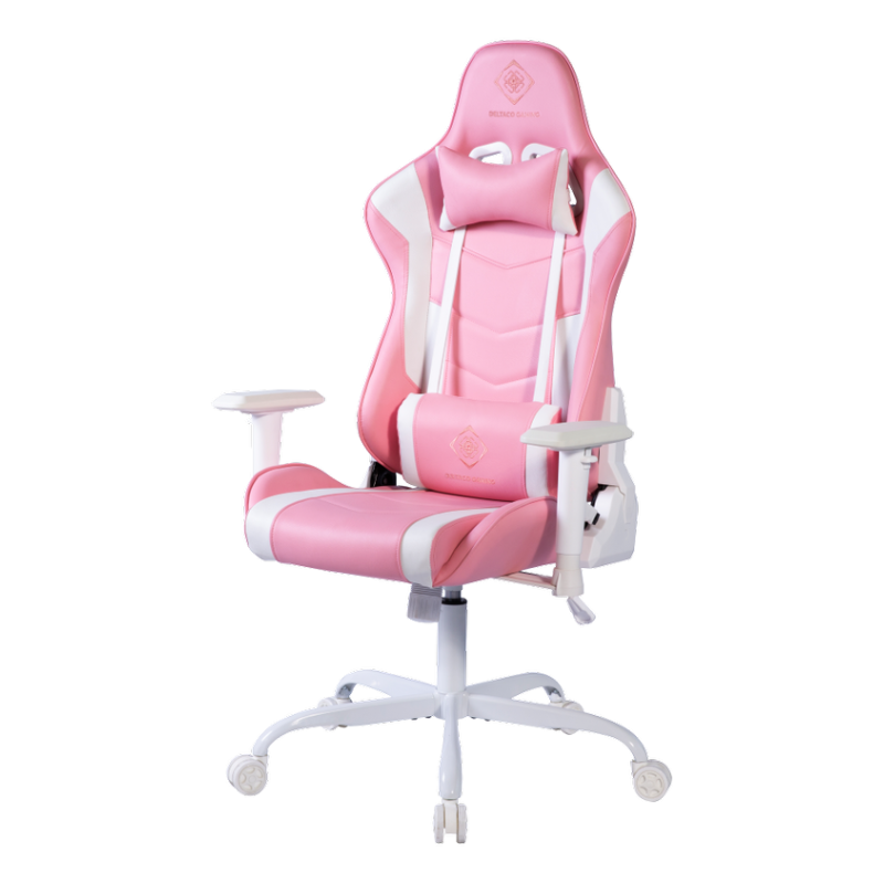 Deltaco Gaming PCH80 Καρέκλα Δερματίνης Ροζ GAM-096-P