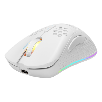 Deltaco Wireless Gaming Ποντίκι WM80 Λευκό GAM-120-W