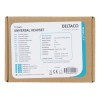 DELTACO Ακουστικά Ψείρες, βύσμα 3,5 mm, volume control, White, GNG-HL1