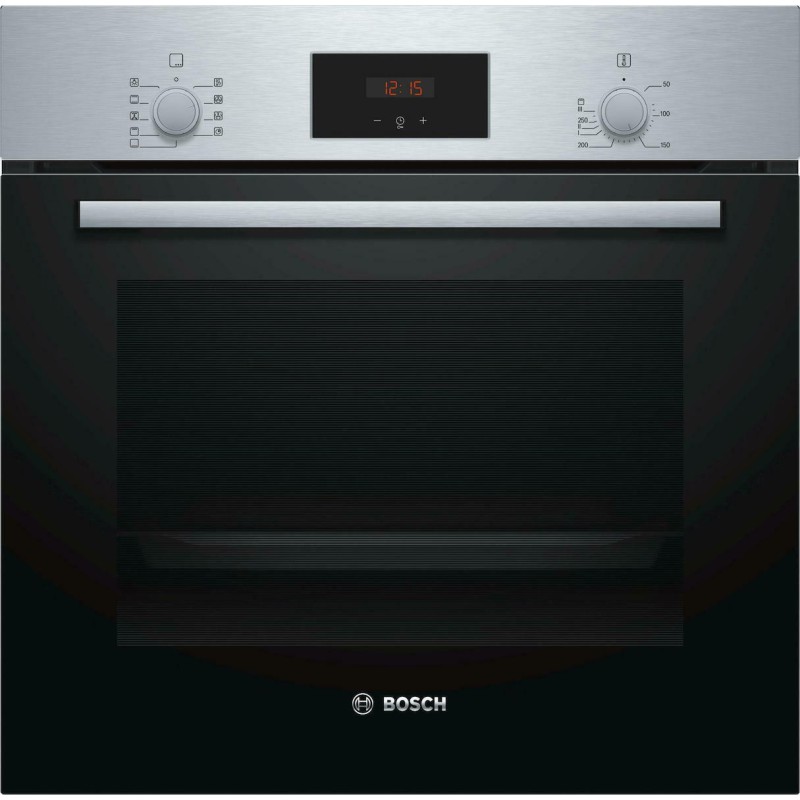 Bosch Φούρνος άνω Πάγκου 66lt χωρίς Εστίες Π59.4εκ. Μαύρος Inox HBF114BS1