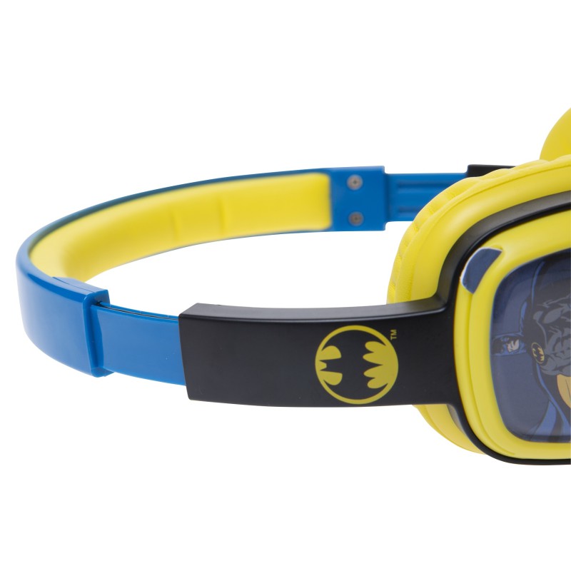 Lazerbuilt Batman Flip 'N Switch 2.0 Headphones HBM-FS2-BLKBLU