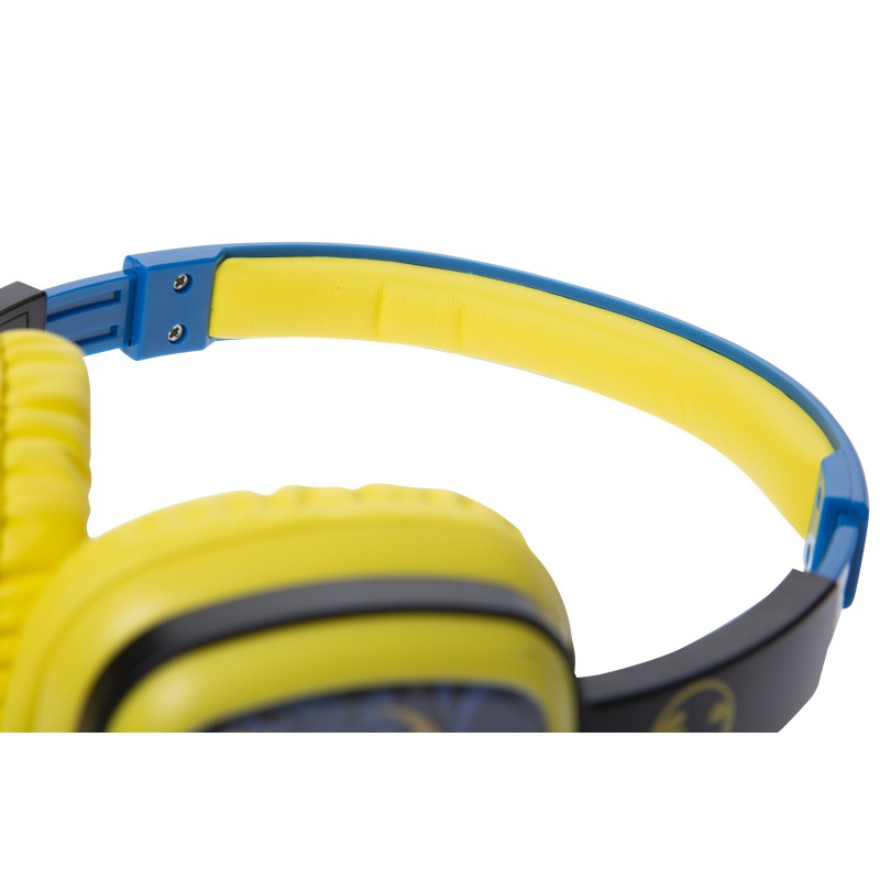Lazerbuilt Batman Flip 'N Switch 2.0 Headphones HBM-FS2-BLKBLU