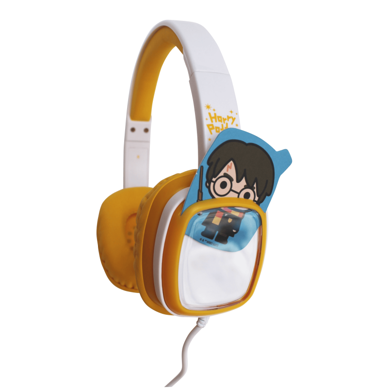 Lazerbuilt Harry Potter Flip 'N Switch 2.0 Headphones HHP-FS2-WHTGLD