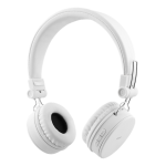 STREETZ Ακουστικά Κεφαλής Αναδιπλούμενα BT headset 3.5 mm Λευκά HL-BT403