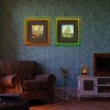 Inoleds Φωτιστικό Τοίχου LED RGB Cube Μ40xΠ40εκ. 110-240V 20W 1300lm Μαύρο INORGBCUBEWALL