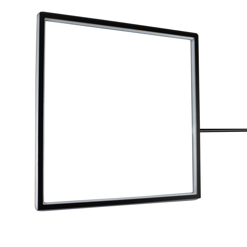 Inoleds Φωτιστικό Τοίχου LED RGB Cube Μ40xΠ40εκ. 110-240V 20W 1300lm Μαύρο INORGBCUBEWALL