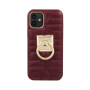 IDEAL OF SWEDEN Θήκη Statement iPhone 12 Mini Quilted Ruby IDSCAW21-I2054-343