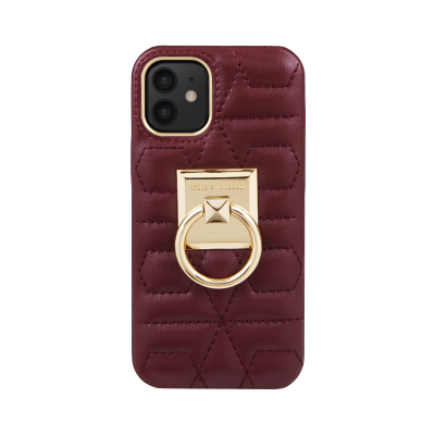 IDEAL OF SWEDEN Θήκη Statement iPhone 12 Mini Quilted Ruby IDSCAW21-I2054-343