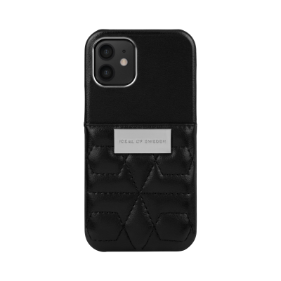 IDEAL OF SWEDEN Θήκη Statement iPhone 12 Mini Quilted Black - Mini Pocket IDSCAW21-I2054-344