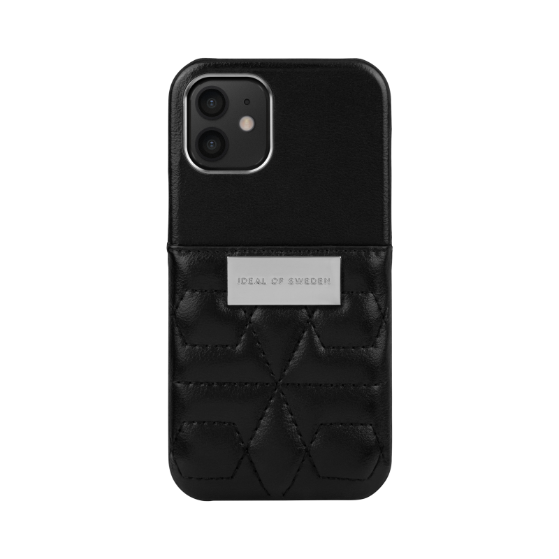 IDEAL OF SWEDEN Θήκη Statement iPhone 12 Mini Quilted Black - Mini Pocket IDSCAW21-I2054-344