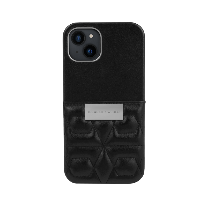 IDEAL OF SWEDEN Θήκη Statement iPhone 13 Quilted Black - Mini Pocket IDSCAW21-I2161-344