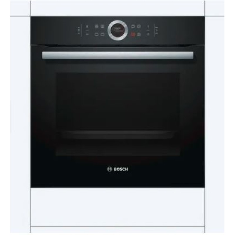 Bosch Φούρνος άνω Πάγκου 71lt χωρίς Εστίες Π59.4εκ. Μαύρος HBG633NB1