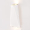 Inoleds Φωτιστικό Τοίχου LED Geometric 22x10,5x10,5cm 100-240V 6W Λευκό Φως 480lm 3000K Λευκό INOGEOMWH