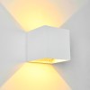 Inoleds Φωτιστικό Τοίχου LED Cube 6W Λευκό Φως 480lm 3000K Λευκό INOCUBEWALLWH
