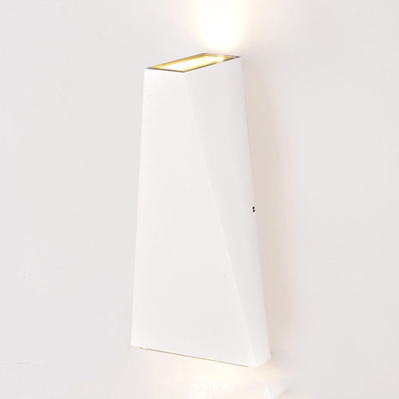 Inoleds Φωτιστικό Τοίχου LED Geometric 22x10,5x10,5cm 100-240V 6W Λευκό Φως 480lm 3000K Λευκό INOGEOMWH