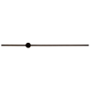 Inoleds Φωτιστικό Τοίχου LED RGB Needle 80εκ. 100-240V 16W 1120lm Μαύρο INORGBLASERMINBK80CM