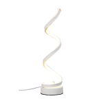 Inoleds Φωτιστικό Επιτραπέζιο LED Spiral 110-240V 15W Λευκό Φως 3000k-6000k Λευκό INOSPIRALWH