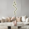 Inoleds Φωτιστικό Τοίχου LED Thunder 110-240V 24W Λευκό Φως 1680lm 3000-6000K Μαύρο INOTHUNDERFLOOR