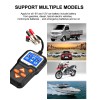 Konnwei Ψηφιακός Ελεγκτής Μπαταριών Auto/Moto με Κροκοδειλάκια 6V/12V KW650
