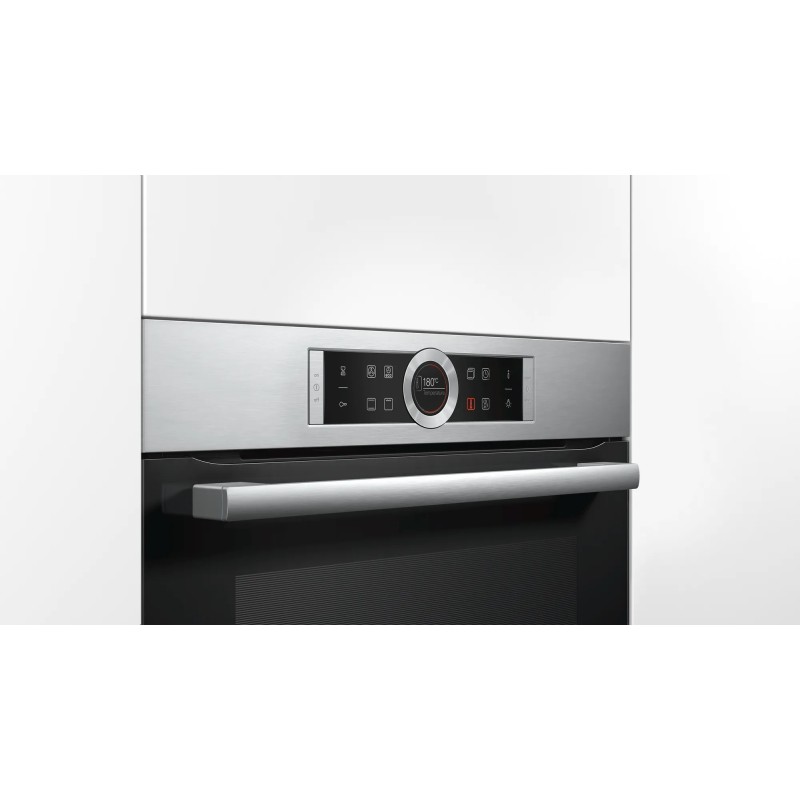 Bosch Φούρνος άνω Πάγκου 71lt χωρίς Εστίες Π59.5εκ. Inox HBG634BS1