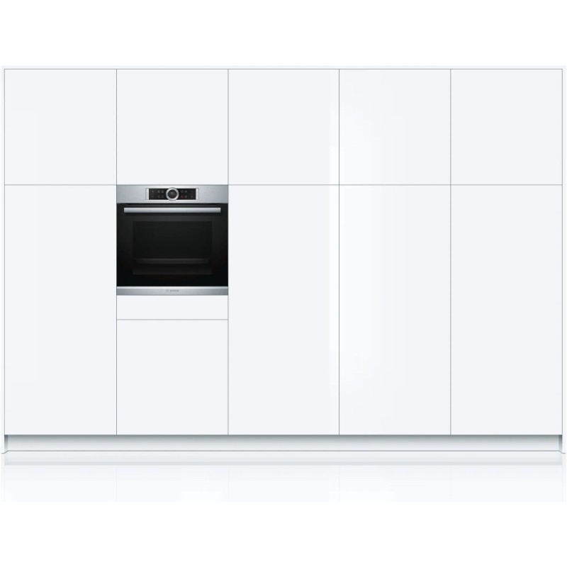Bosch Φούρνος άνω Πάγκου 71lt χωρίς Εστίες Π59.5εκ. Inox HBG634BS1