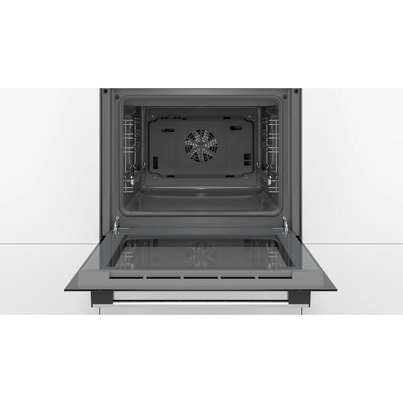 Bosch Φούρνος άνω Πάγκου 66lt χωρίς Εστίες Π59.4εκ. Μαύρος HBF134EB1