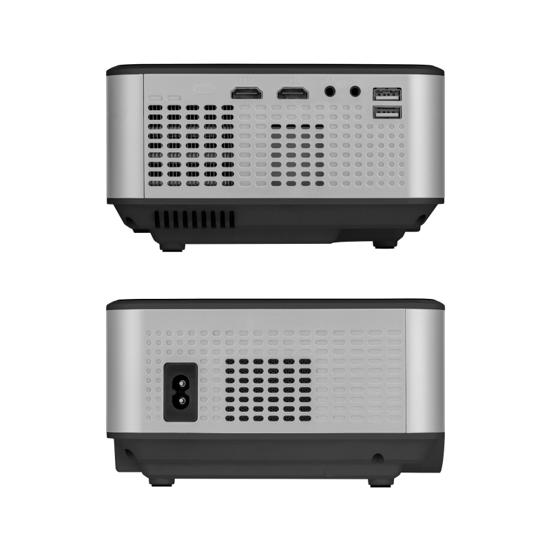 Kruger&Matz Projector V-LED50, LCD Panel, LED Λάμπα, Φ. Α. 1280x720, Φωτεινότητα 2800 lm, WiFi Ασημί KM0371