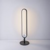 Inoleds Φωτιστικό Επιτραπέζιο LED Scoop 50x12x12cm 100-240V 15W Λευκό Φως 1190lm 3000k-6000k Μαύρο INOSCOOPFLOORLAMPALU