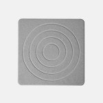 Moonstone Σουπλά Τετράγωνο από Διατομίτη SKALTA 18.6x18.6x0.9 Ανοιχτό Γκρι MOO-PADSKALTA-GY
