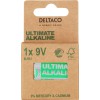 Deltaco Ultimate Αλκαλική Μπαταρία 9V 6LR61 1 τεμάχιο Ecolabel ULT-6LR61-1P
