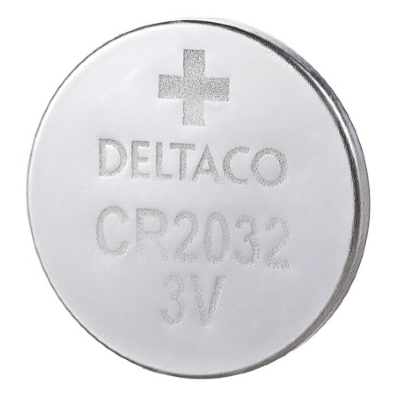 DELTACO Ultimate Μπαταρία Λιθίου 3V CR2032 button cell 1 τεμάχιο Οικολογική FSC Συσκευασία ULT-CR2032-1P