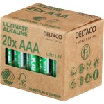 Deltaco Ultimate Αλκαλικές Μπαταρίες AAA LR03 20 Τεμάχια Ecolabel ULT-LR03-20P