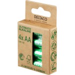 Deltaco Ultimate Αλκαλικές Μπαταρίες AA LR6 4 Τεμάχια Ecolabel ULT-LR6-4P