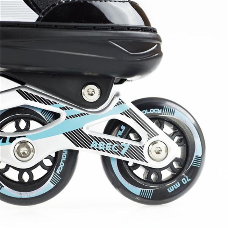 Αυξομειούμενα Πατίνια Roller NJ 1828 A INLINE SKATES NILS EXTREME ΜΑΥΡΟ -SMALL (31-34)