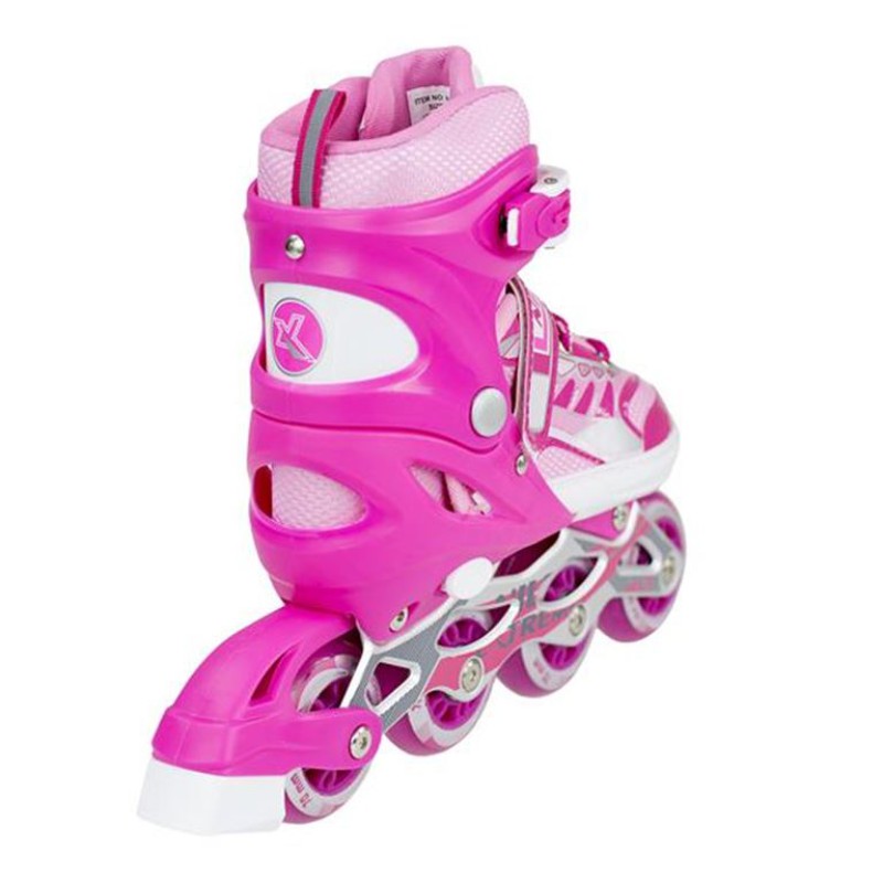 Αυξομειούμενα Πατίνια Roller NJ 1828 A INLINE SKATES NILS EXTREME ΡΟΖ-LARGE (39-42)