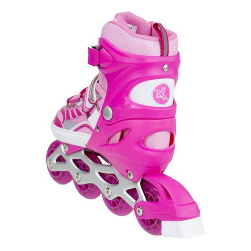 Αυξομειούμενα Πατίνια Roller NJ 1828 A INLINE SKATES NILS EXTREME ΡΟΖ-LARGE (39-42)