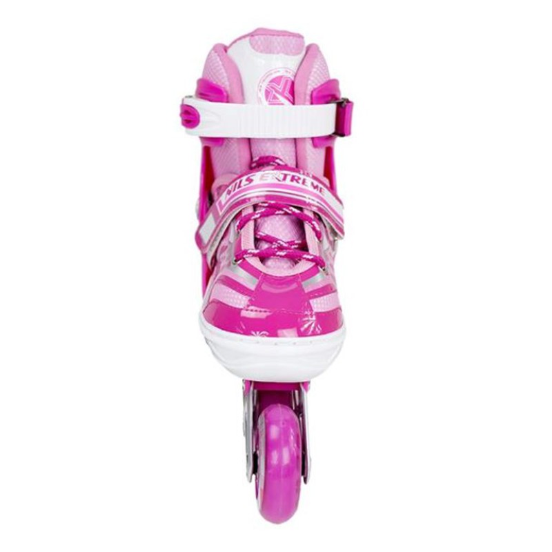 Αυξομειούμενα Πατίνια Roller NJ 1828 A INLINE SKATES NILS EXTREME ΡΟΖ-LARGE (39-42)