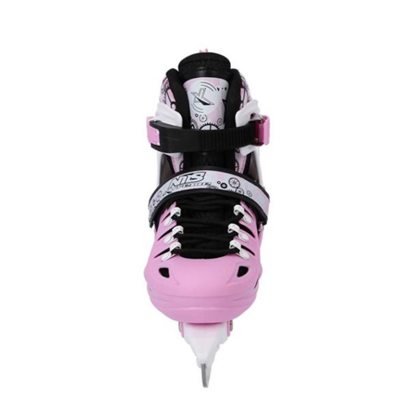 Αυξομειούμενα Πατίνια Roller NH 10905 ΣΕΤ 4 ΣΕ 1 INLINE SKATES NILS EXTREME ΡΟΖ - MEDIUM (35-38)