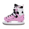 Αυξομειούμενα Πατίνια Roller NH 10905 ΣΕΤ 4 ΣΕ 1 INLINE SKATES NILS EXTREME ΡΟΖ - MEDIUM (35-38)