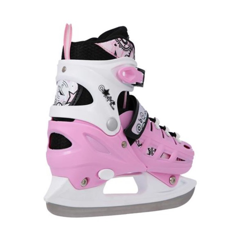 Αυξομειούμενα Πατίνια Roller NH 10905 ΣΕΤ 4 ΣΕ 1 INLINE SKATES NILS EXTREME ΡΟΖ - MEDIUM (35-38)