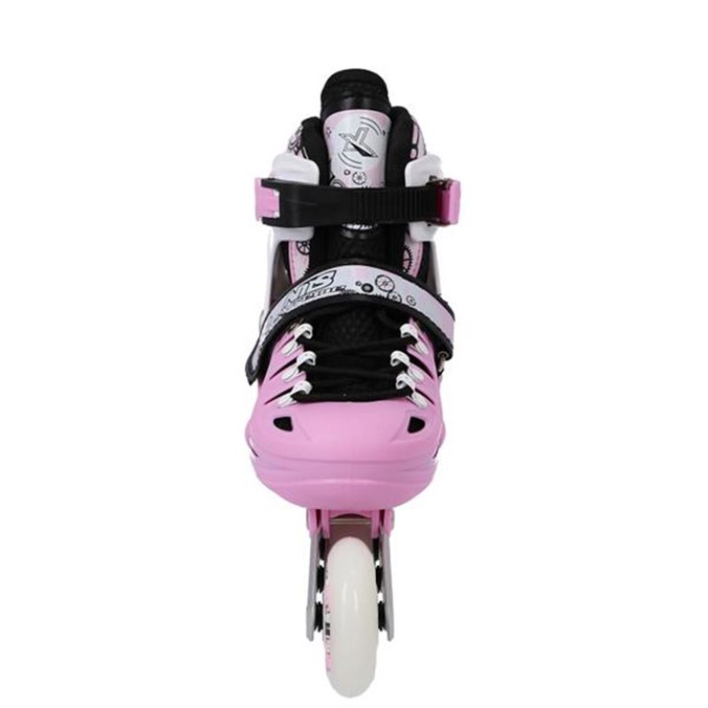 Αυξομειούμενα Πατίνια Roller NH 10905 ΣΕΤ 4 ΣΕ 1 INLINE SKATES NILS EXTREME ΡΟΖ - MEDIUM (35-38)