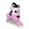 Αυξομειούμενα Πατίνια Roller NH 10905 ΣΕΤ 4 ΣΕ 1 INLINE SKATES NILS EXTREME ΡΟΖ - MEDIUM (35-38)
