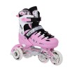 Αυξομειούμενα Πατίνια Roller NH 10905 ΣΕΤ 4 ΣΕ 1 INLINE SKATES NILS EXTREME ΡΟΖ - MEDIUM (35-38)
