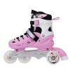 Αυξομειούμενα Πατίνια Roller NH 10905 ΣΕΤ 4 ΣΕ 1 INLINE SKATES NILS EXTREME ΡΟΖ - MEDIUM (35-38)