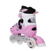 Αυξομειούμενα Πατίνια Roller NH 10905 ΣΕΤ 4 ΣΕ 1 INLINE SKATES NILS EXTREME ΡΟΖ - MEDIUM (35-38)
