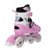 Αυξομειούμενα Πατίνια Roller NH 10905 ΣΕΤ 4 ΣΕ 1 INLINE SKATES NILS EXTREME ΡΟΖ - MEDIUM (35-38)