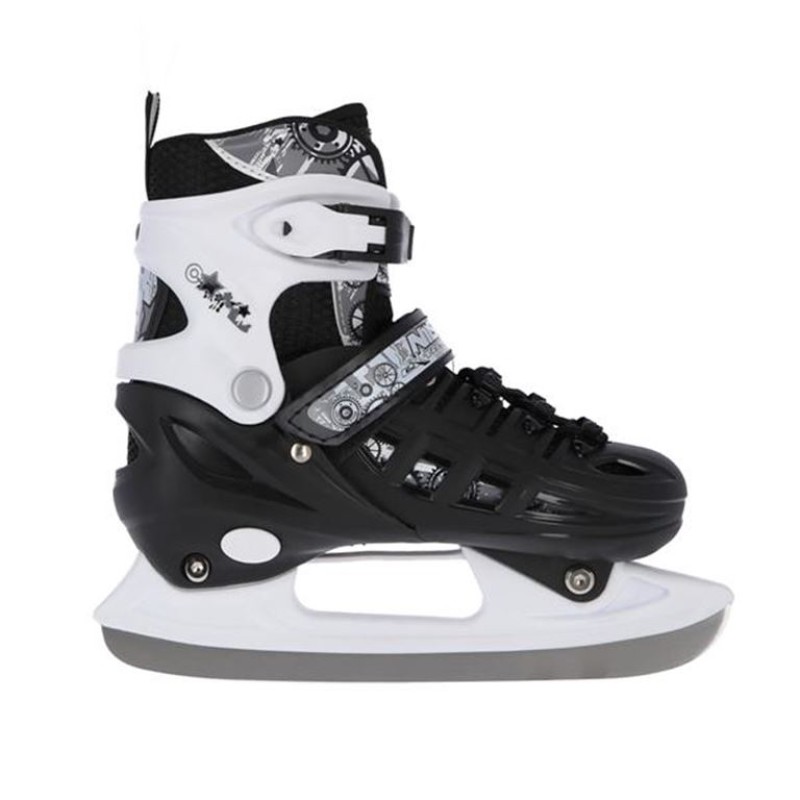 Αυξομειούμενα Πατίνια Roller NH 10905 ΣΕΤ 4 ΣΕ 1 INLINE SKATES NILS EXTREME ΜΑΥΡΟ-MEDIUM (35-38)